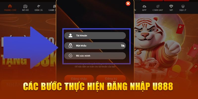 Người chơi có thể dễ dàng tìm web của cổng game U888